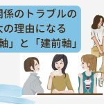 人間関係のトラブルの最大の理由になる「本音軸」と「建前軸」